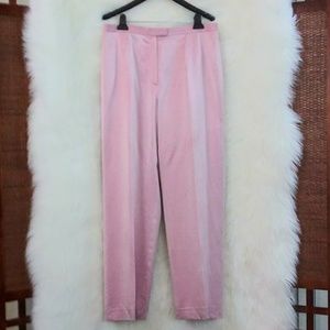 🎀LAFAYETTE 148 NEW YORK BLUSH PINK SATIN PANTS